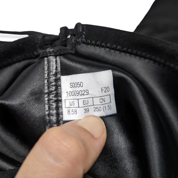 Stuart Weitzman Highland Over-The-Knee Tie Back Black Suede Heeled Boots 8.5 - Picture 10 of 16